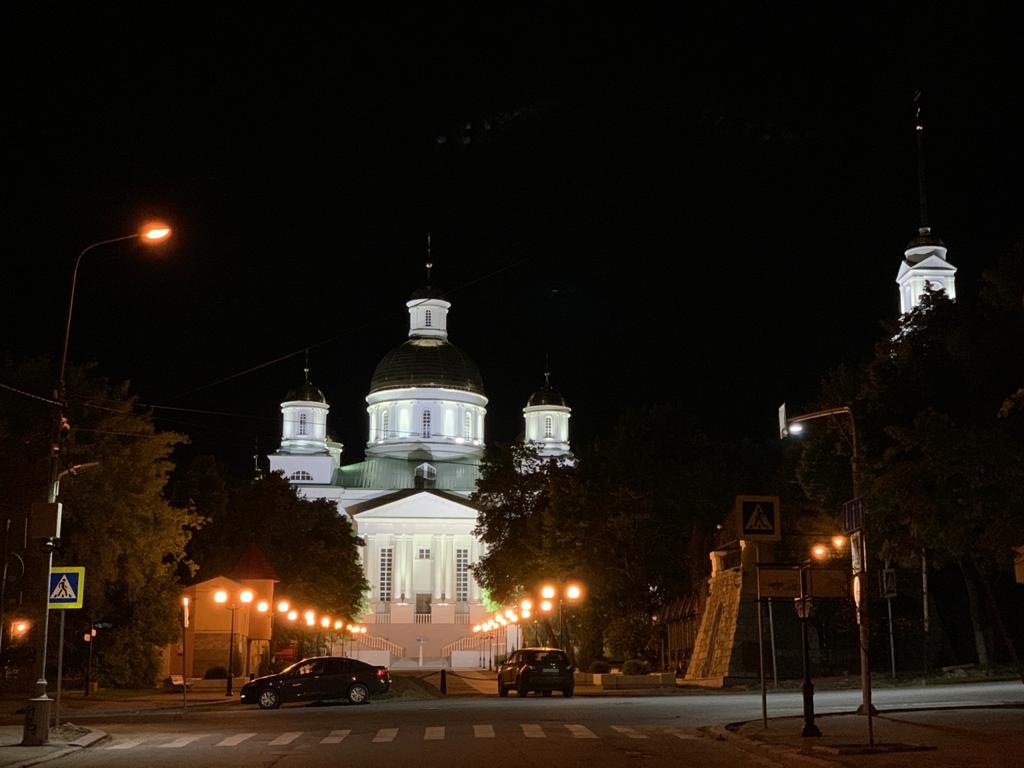 Архитектурная подсветка Спасского кафедрального собора