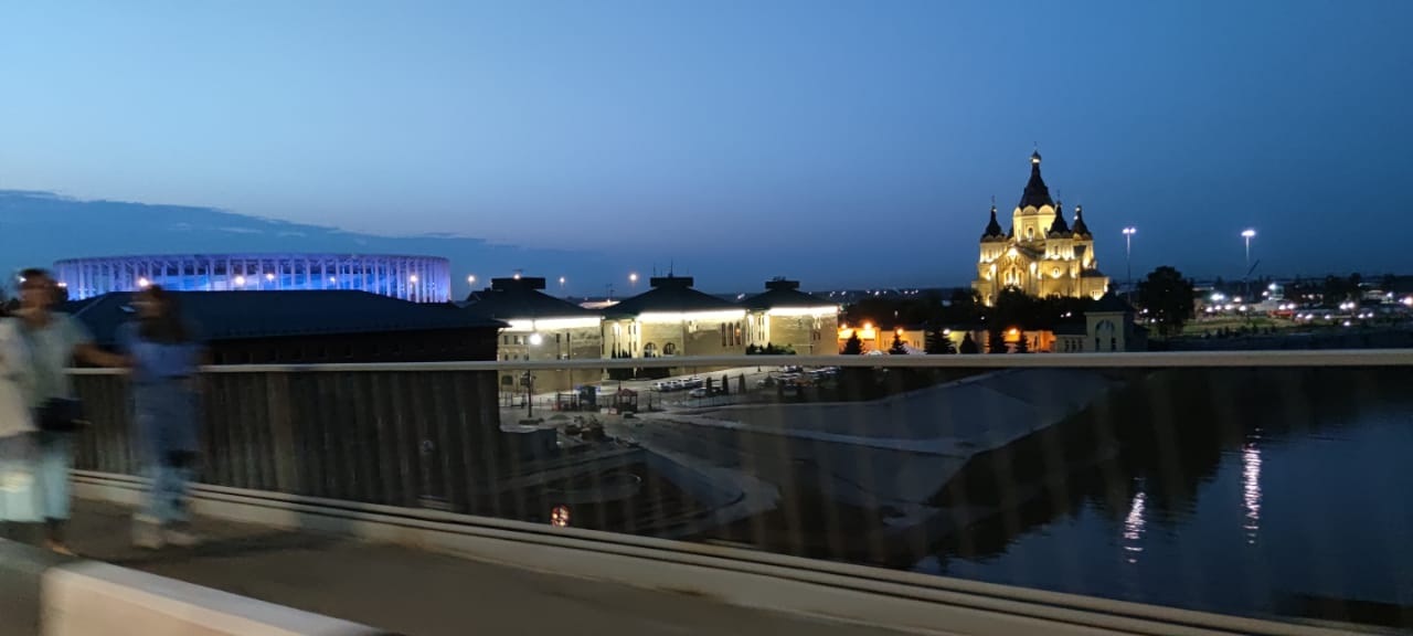 Архитектурная подсветка здания УГИБДД ГУВД