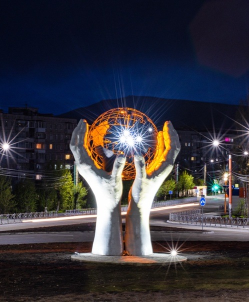 Самый большой арт-объект в Качканаре теперь освещает ФЕРЕКС