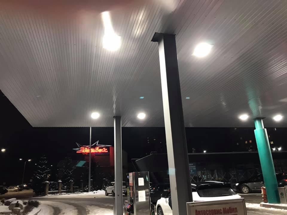 Комплексное освещение АЗС